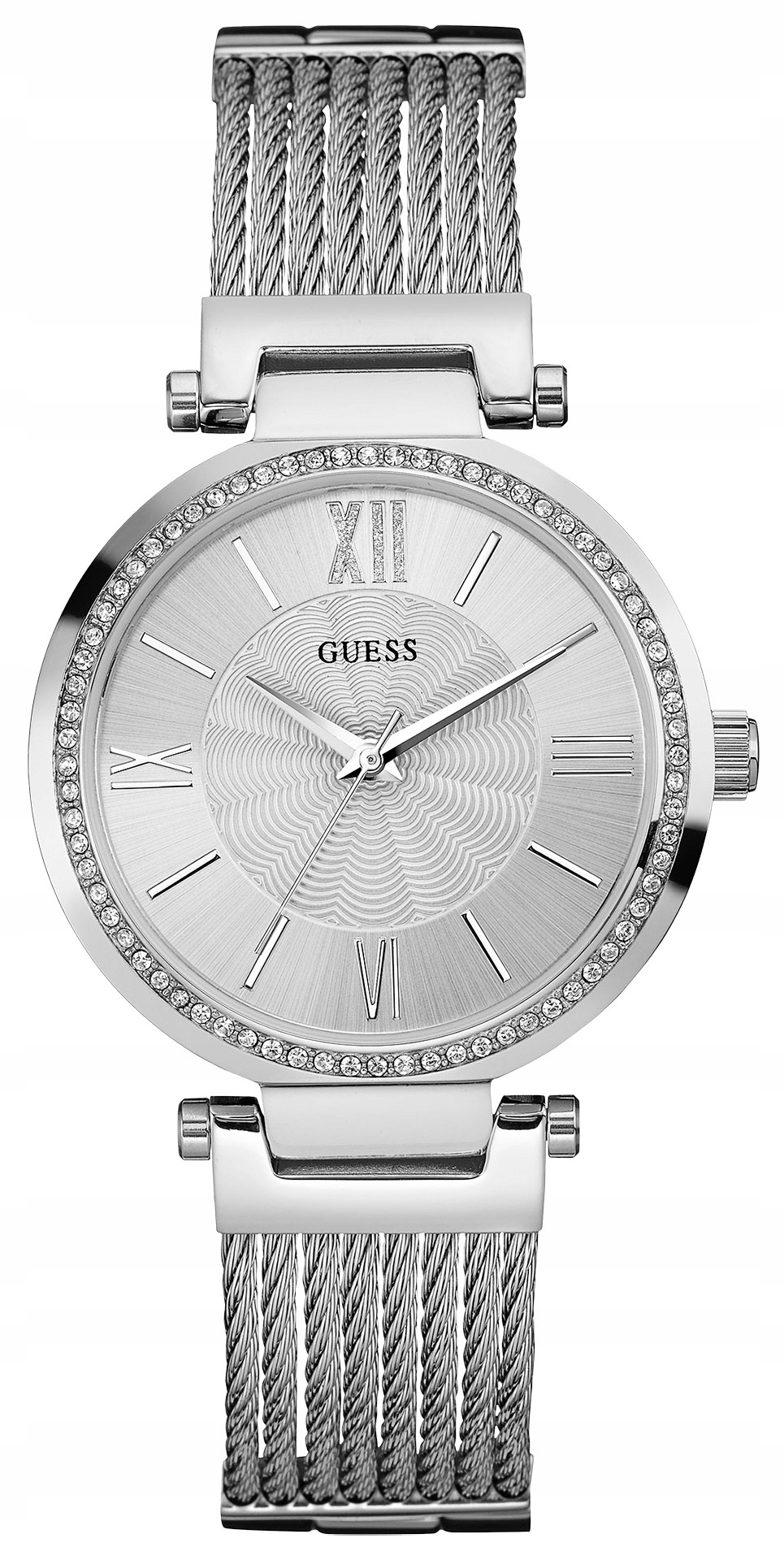Zegarek damski srebrny na bransolecie Guess Soho