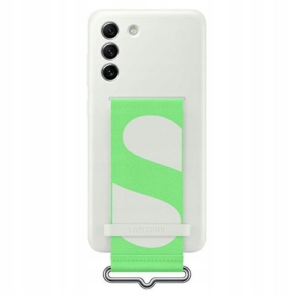 Etui Samsung EF-GG990TW S21 Fe 5G G990 biały/white Silicone Cover Strap