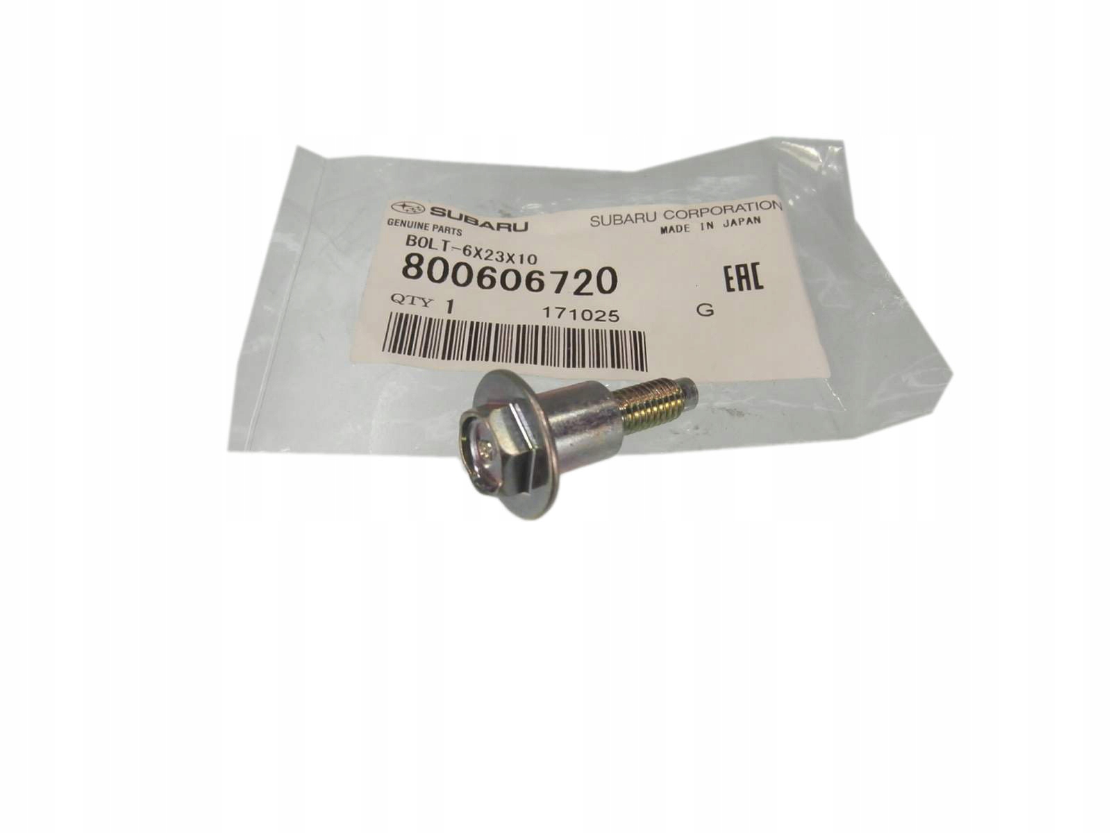 SUBARU ŚRUBA POKRYWY DEKLA ZAWORÓW 6x20x10