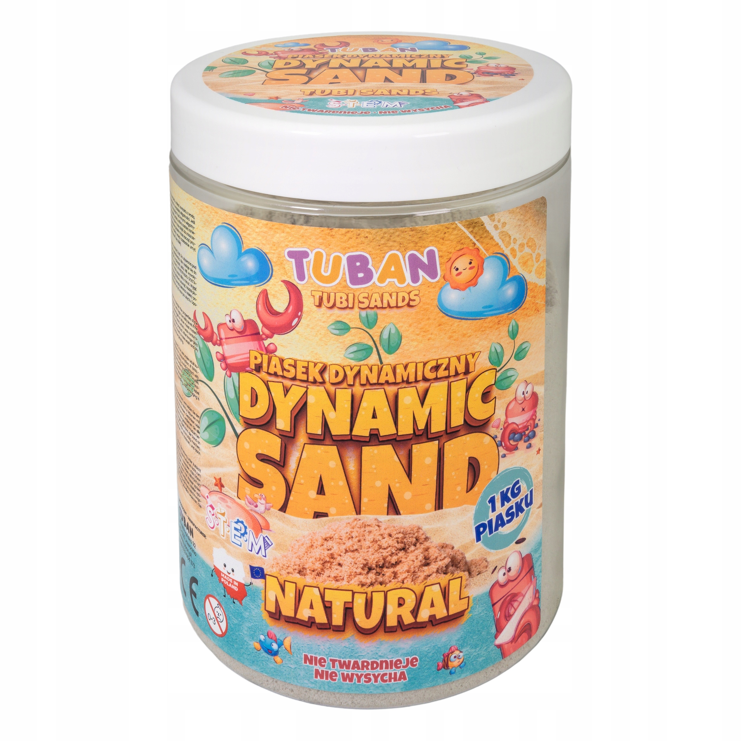

Tuban, Piasek kinetyczny naturalny, 1kg (TU3557)