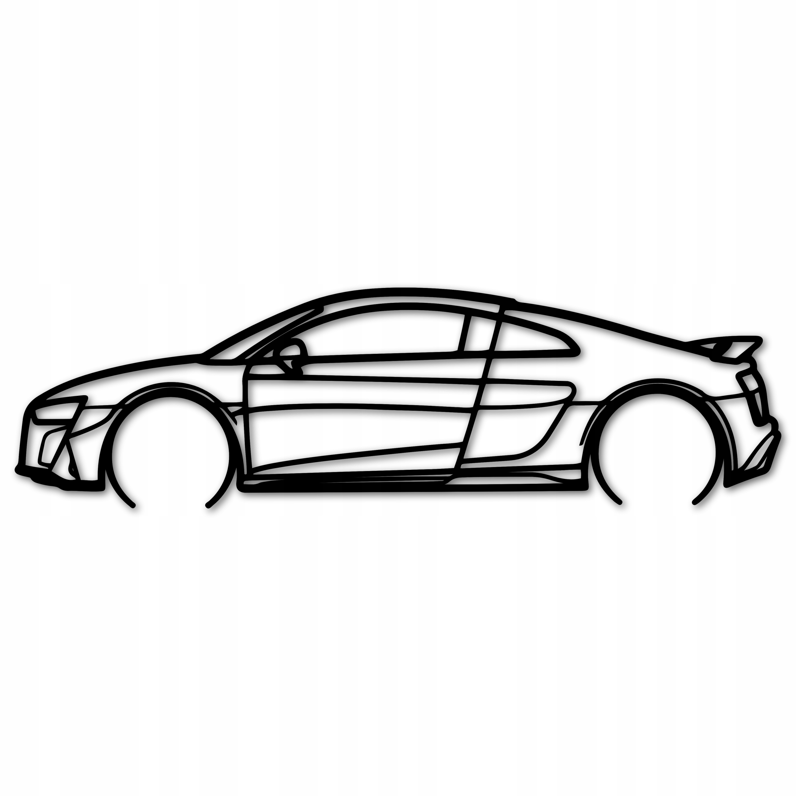 Ažurový Obraz Automobil Audi 8 Coupe 80 cm Nástěnná Dekorace Panel Obrazy