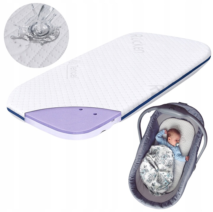 MATERAC RUCKEN EGG BABYHUG KOSZ MOJŻESZA PIANKA HR