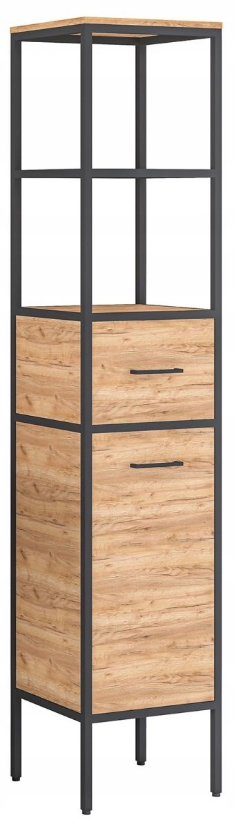 Słupek z szufladą i drzwiczkami MODUS LOFT