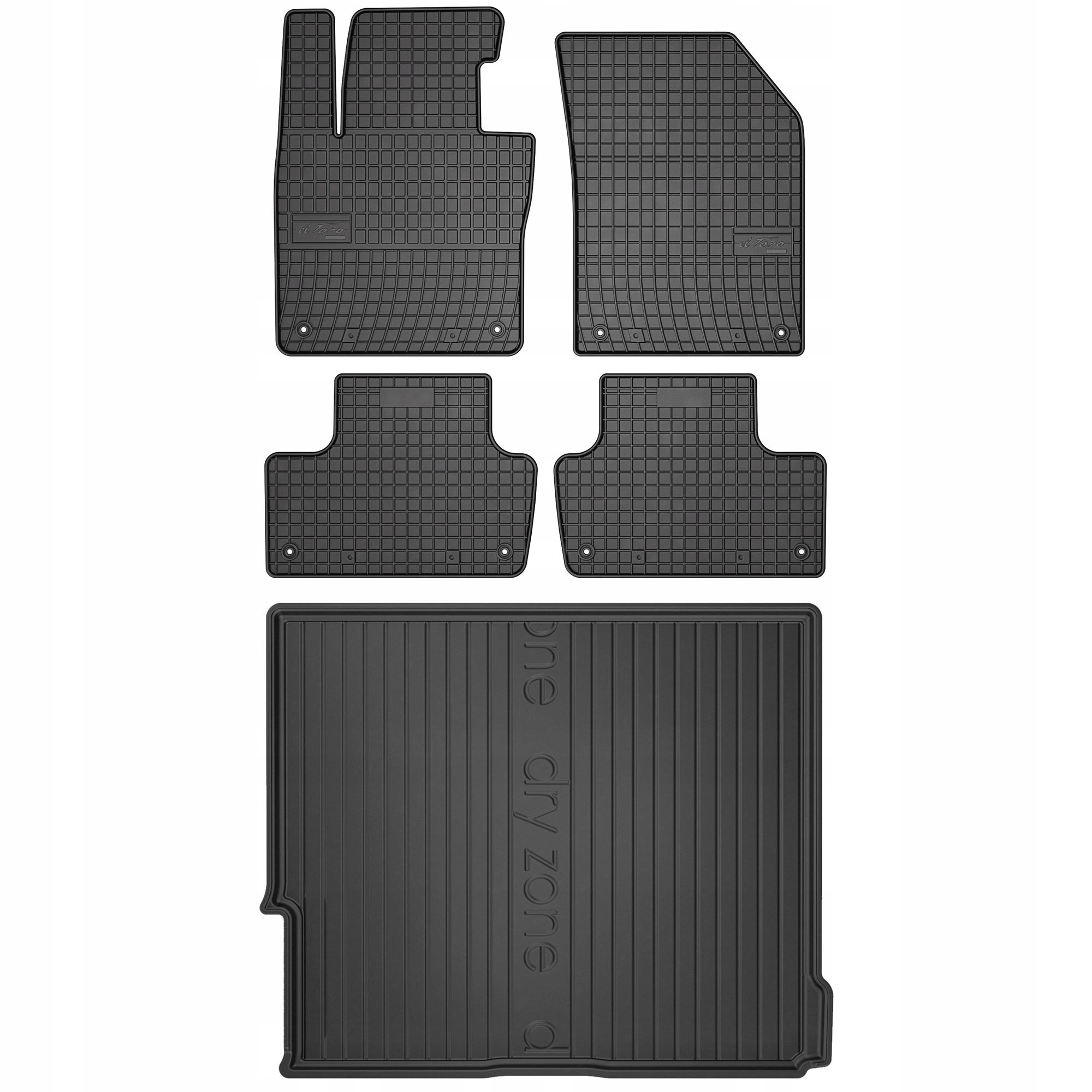 Gumové rohože a rohože pre Volvo XC60 II od roku 2017