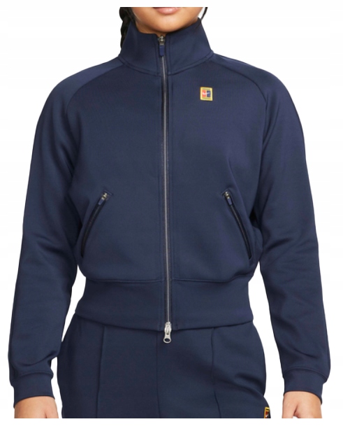 Dámská tenisová bunda Court Nike Dri-FIT Heritage se zapínáním CV4701-451 S