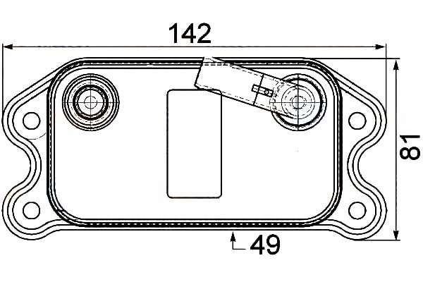 CHŁODNICA OLEJU [HELLA] Producent części Hella