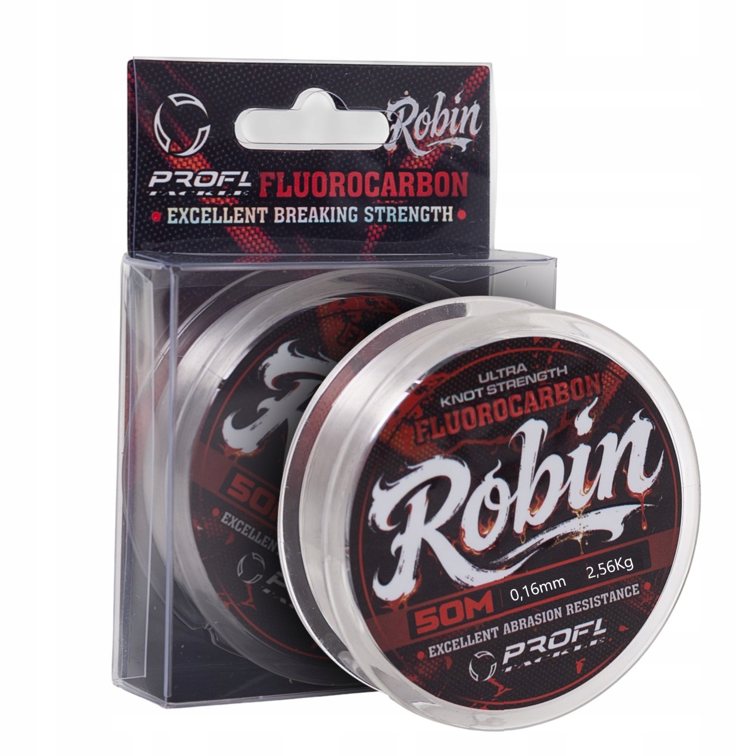 Żyłka Wędkarska Fluorocarbon Robin Mocna 0,16mm 2.56Kg 50m