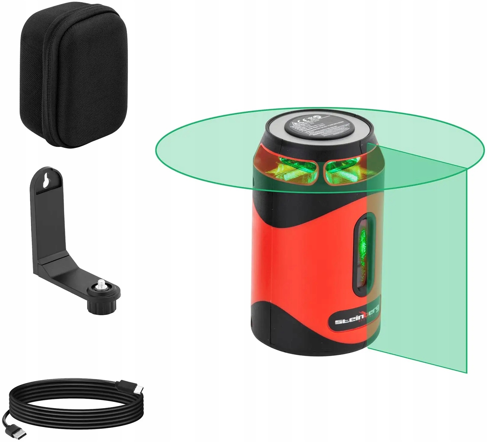 Křížový laser 360° s přepravní taškou 15-30 m Steinberg SBS-LL-276
