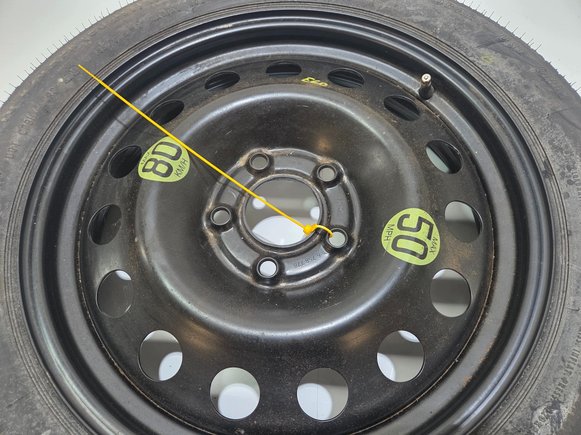 roue roue de secours BMW E60 17 CALI 6758778