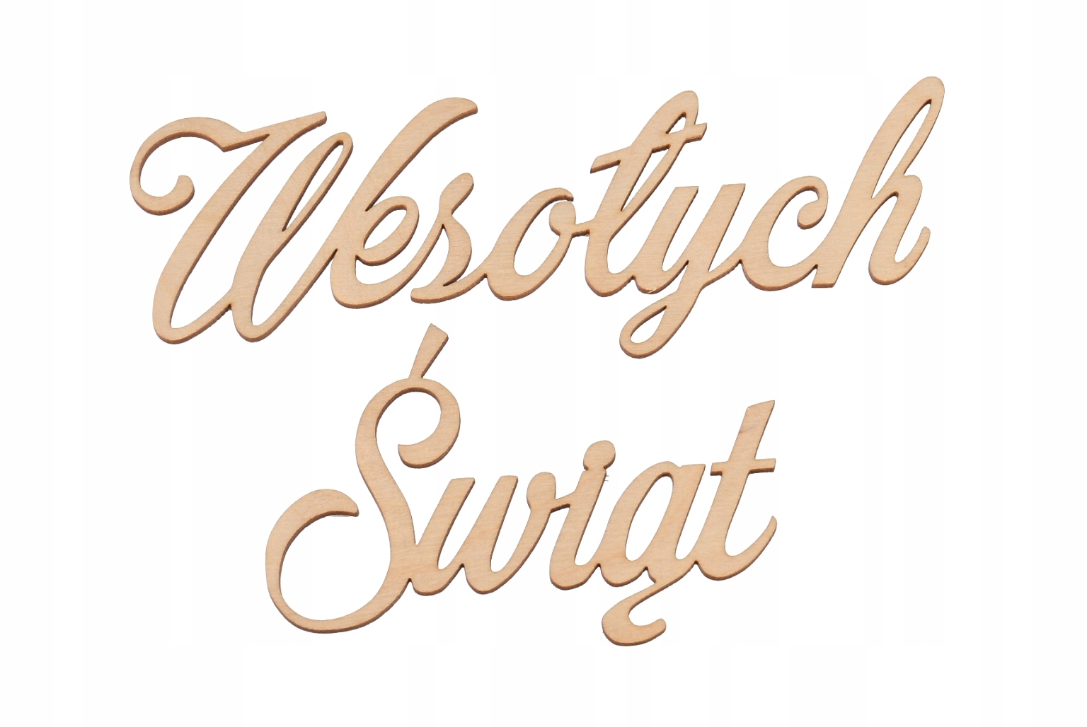 Wesołych Świąt napis wielki