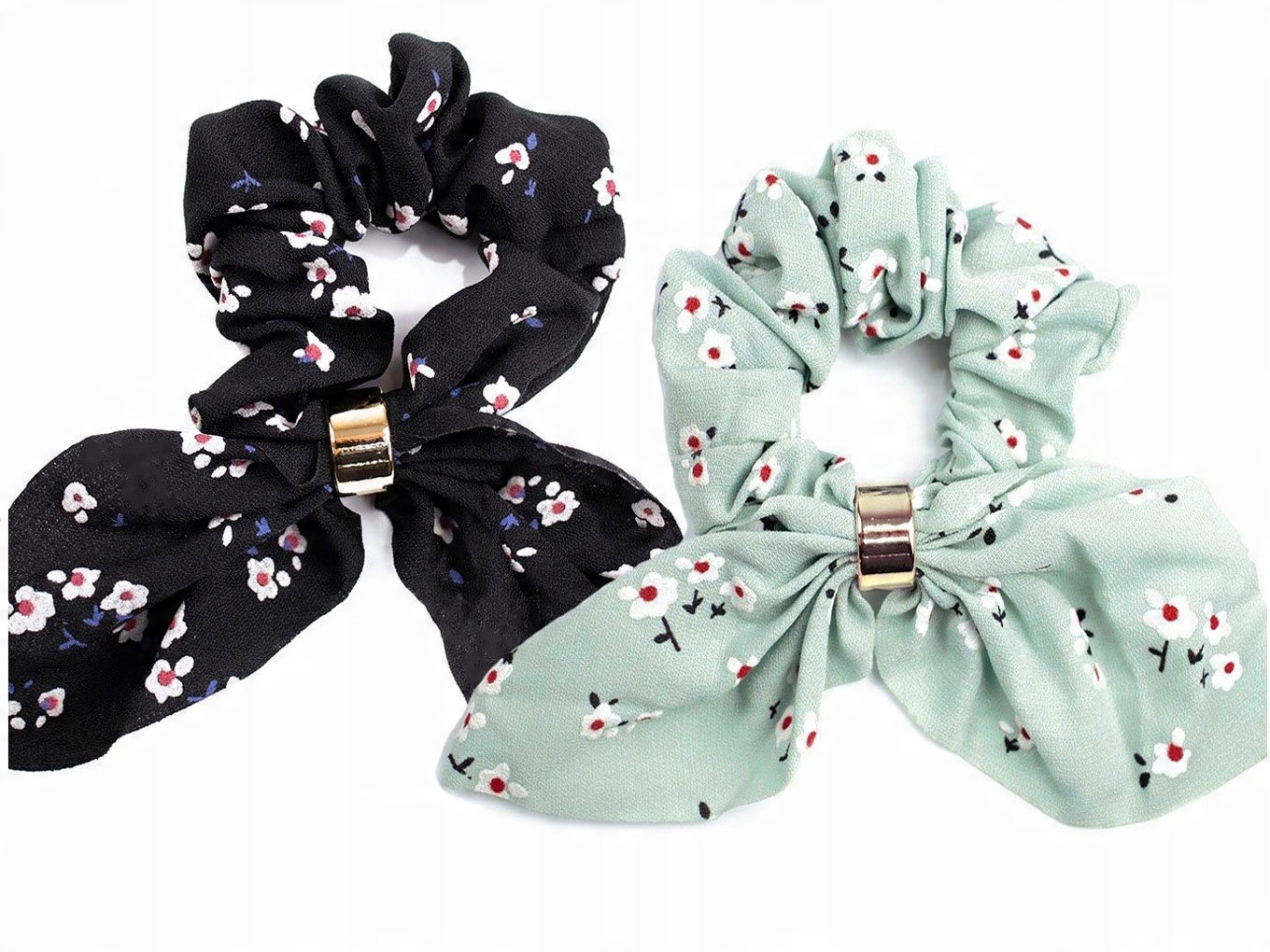 

Gumka do włosów Apaszka frotka Scrunchies czarna