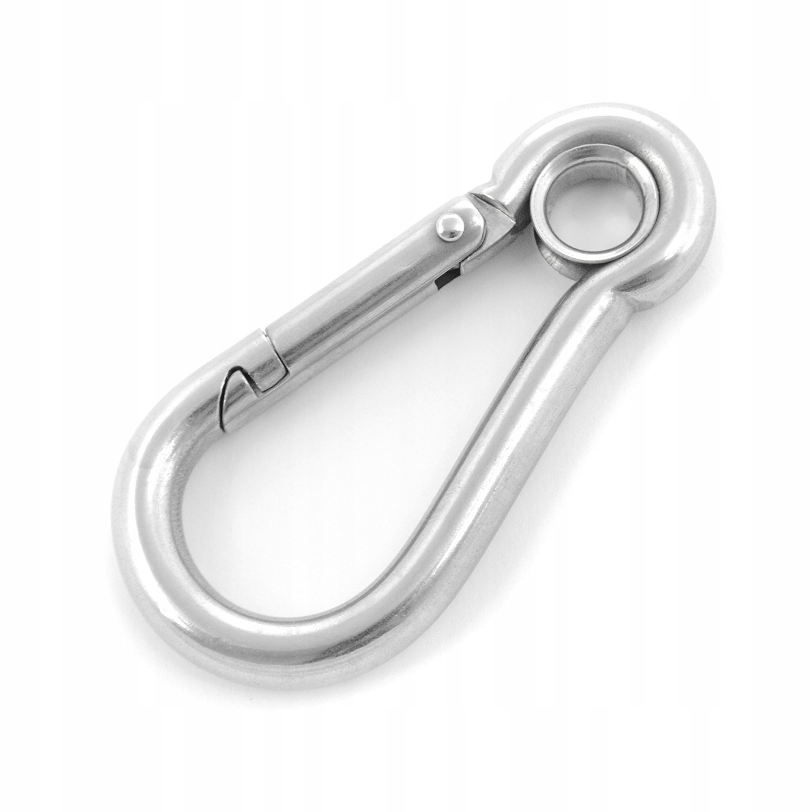 Karabinka Nerezová A4 s kauší 10 mm 100 mm 5ks