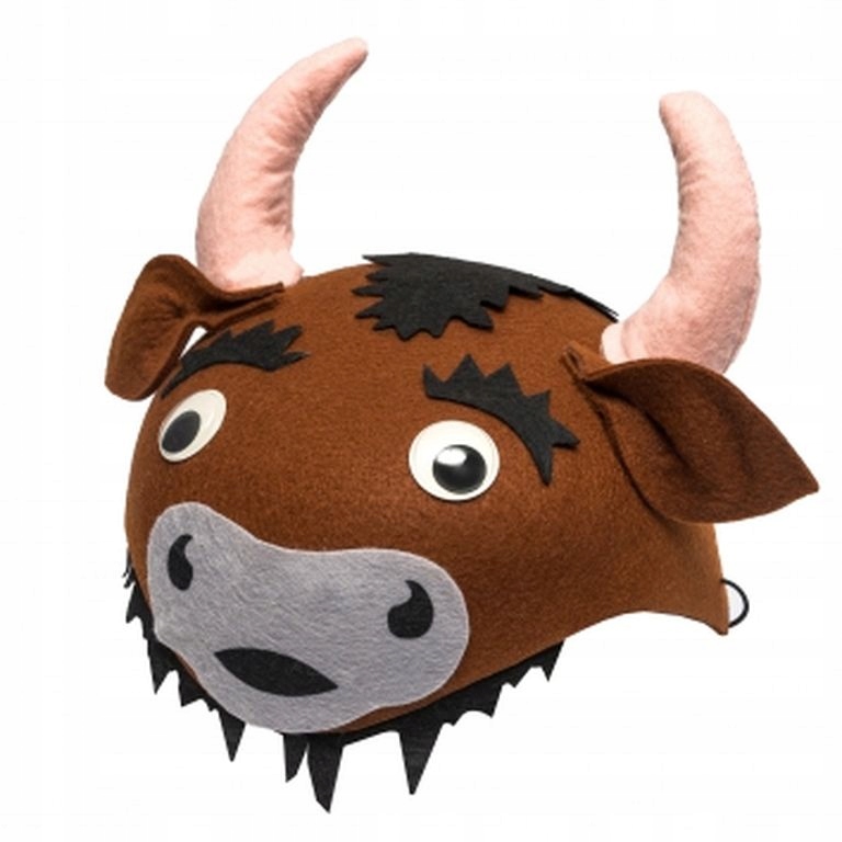 CZAPKA STRÓJ PRZEBRANIE ŻUBR LAS ZWIERZĘTA IMPREZA