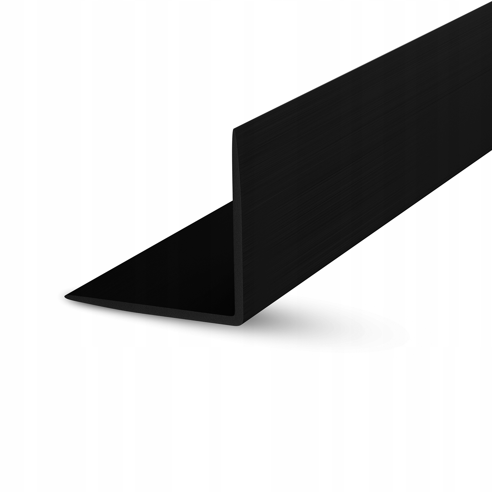 Úhelník Pvc Černý 10x10 mm 1 m – Ochranný rohový dekorativní kryt 30 ks