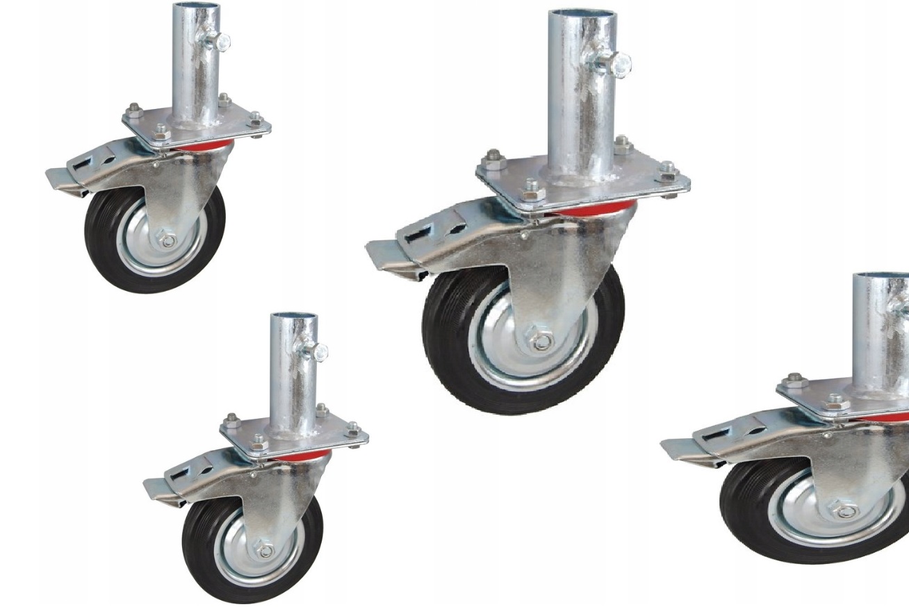 Kolečka Pro Lešení Varšavského Typu 4 Ks