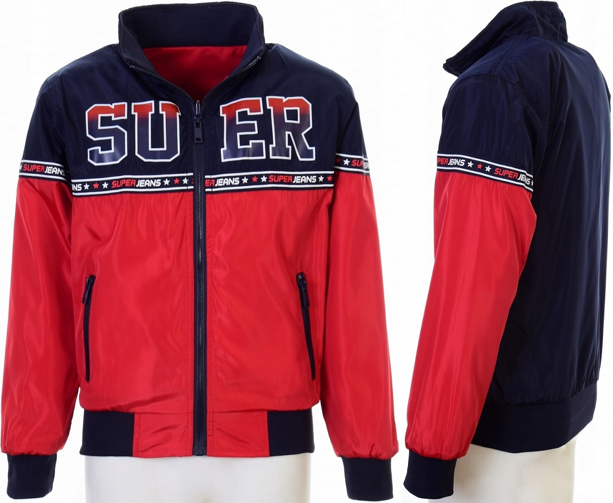 KURTKA DWUSTRONNA YK-01296B WIOSENA/JESIEŃ 146/152 Marka Inna marka