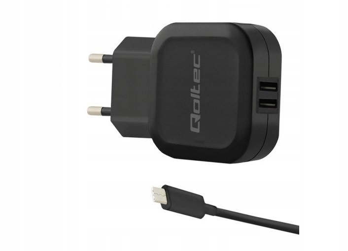 Ładowarka sieciowa Qoltec 50188 (3400 mA 17W Usb, Usb typ C)