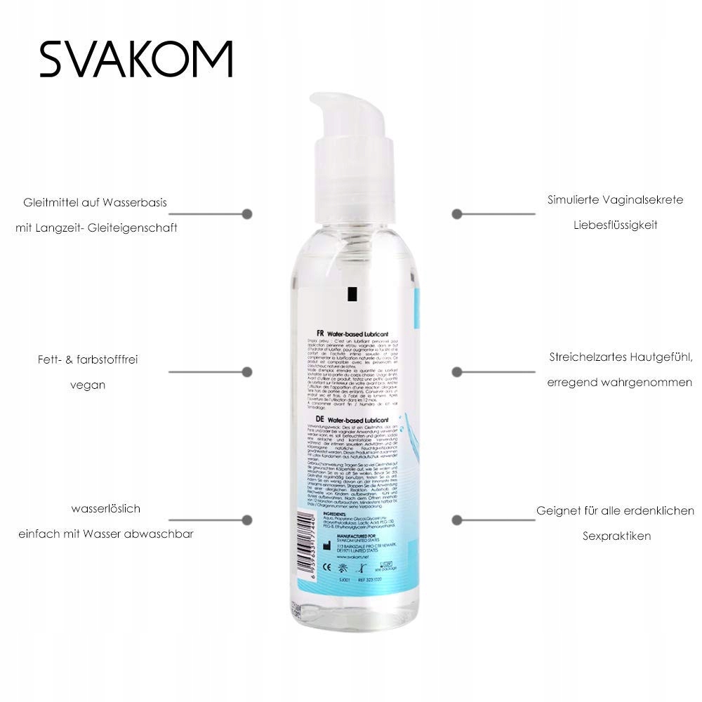 SVAKOM Gleitgel Wodna Baza Neutralna 200ml Lubrykant Silikonowy — miniatura 2
