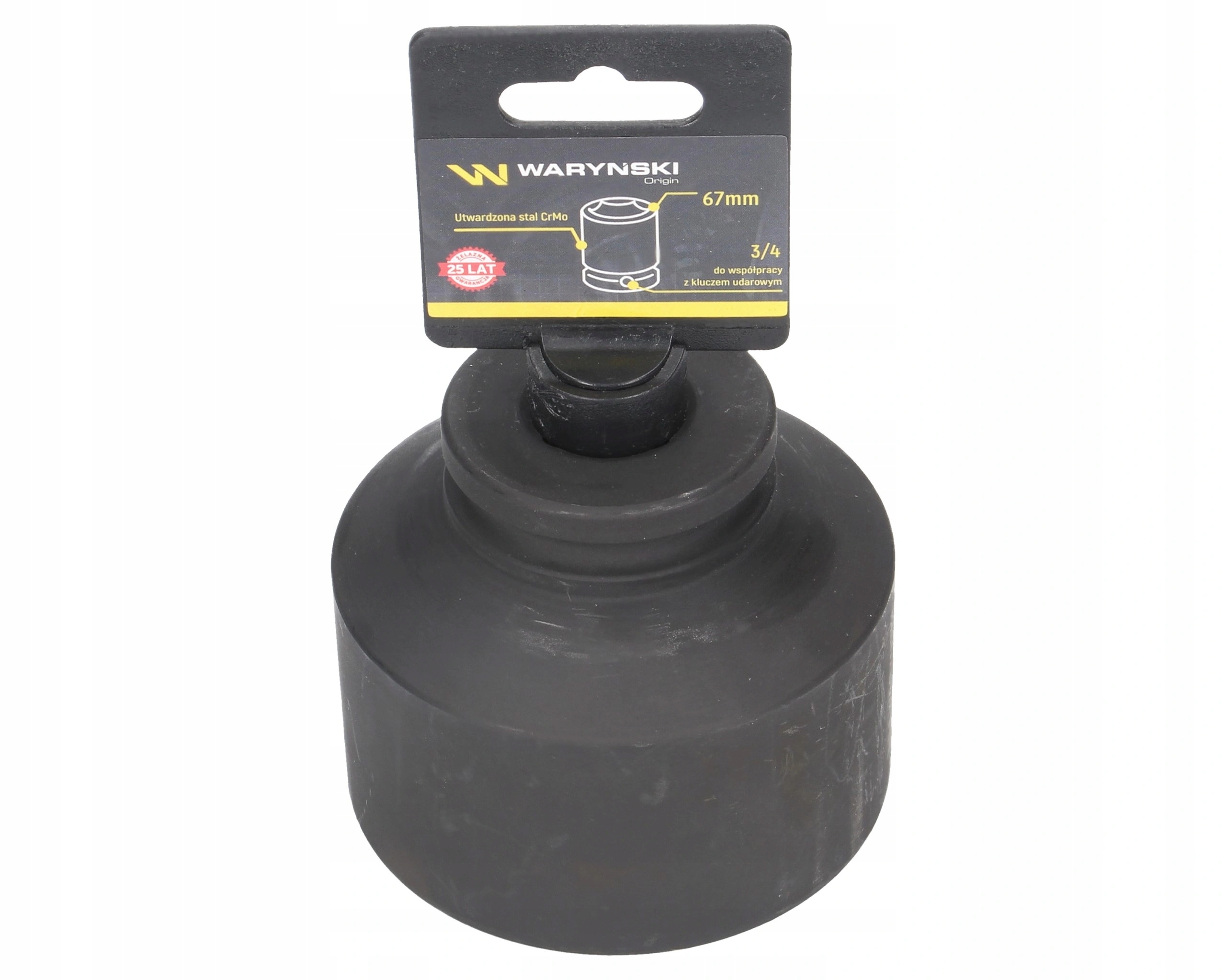 Nárazový nástavec šestihranný klíč 3/4" 67 mm Waryński