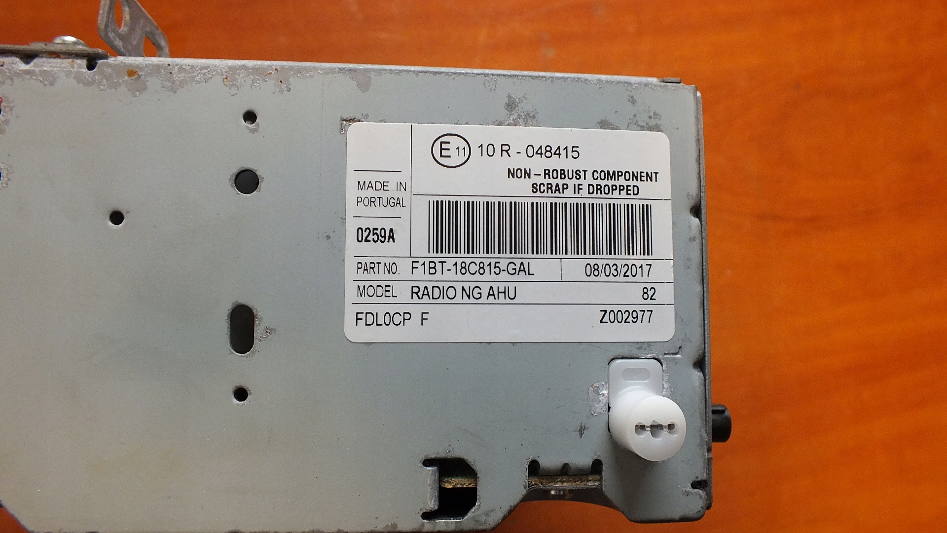 RADIO FORD FOCUS MK3 LIFT F1BT-18C815-GAL Producent części Ford OE