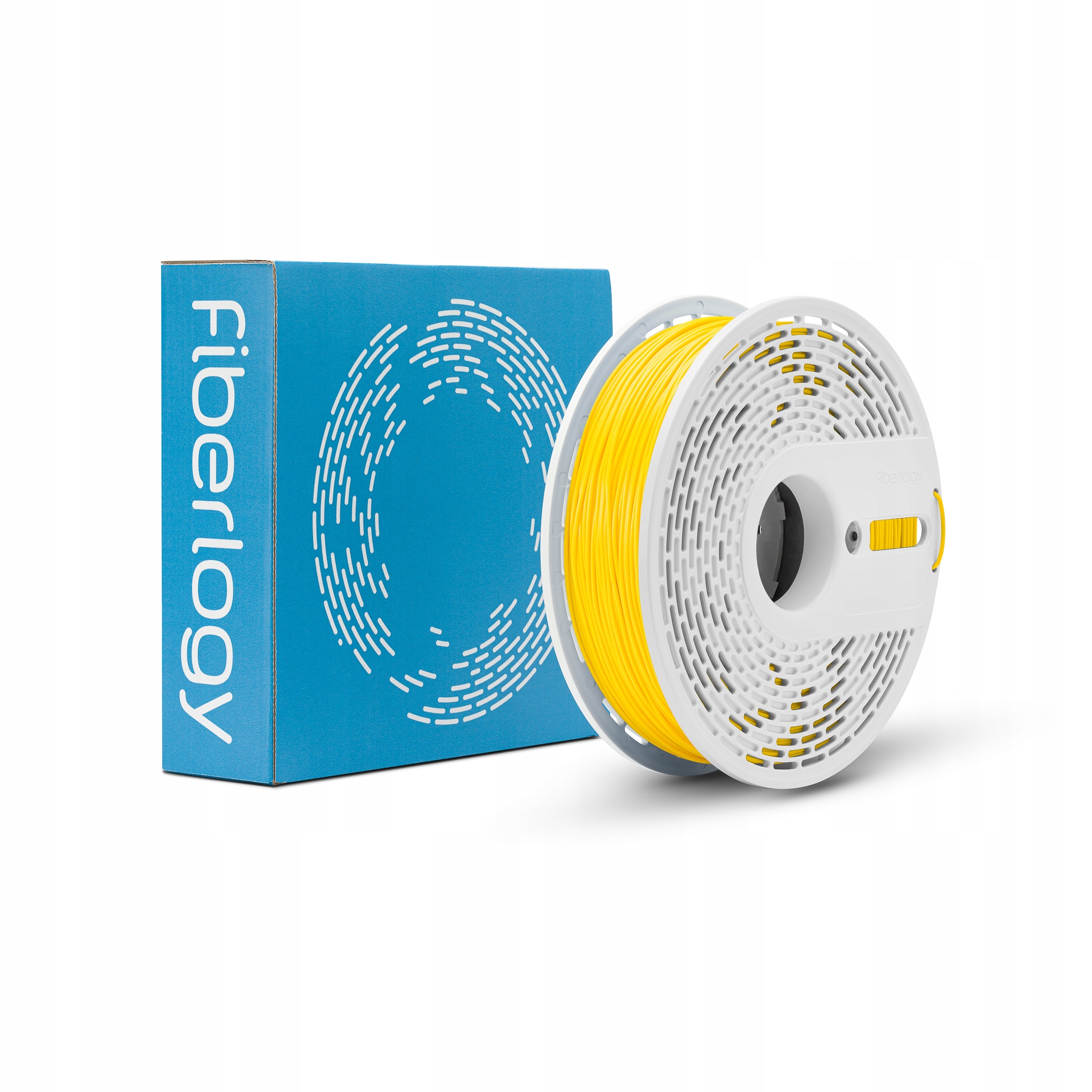 Filament Fiberlogy FiberFlex 30D Yellow 1,75mm 0,85kg Elastyczny Guma Flex