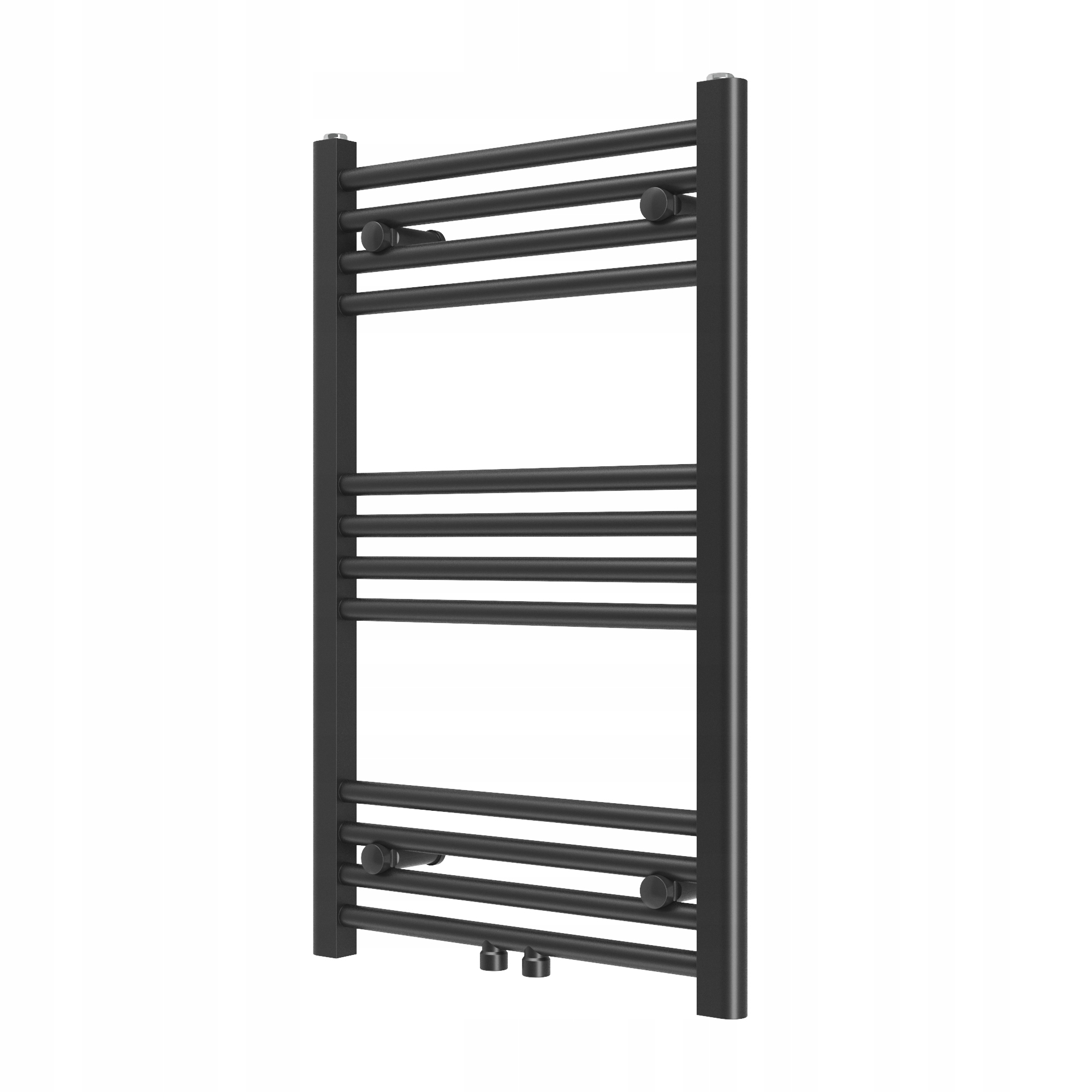Čierny Kúpeľňový Ohrievač Kaloryfer Moderný Rebríkový 80x50 cm Raven