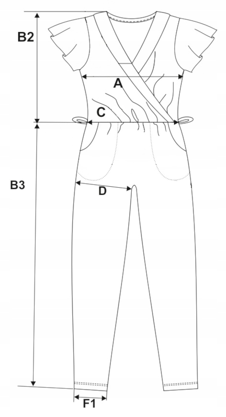 KOMBINEZON DAMSKI GŁADKI DŁUGI LUŹNY BEŻOWY MODNY BAWEŁNIANY MORAJ L Kolor beżowy