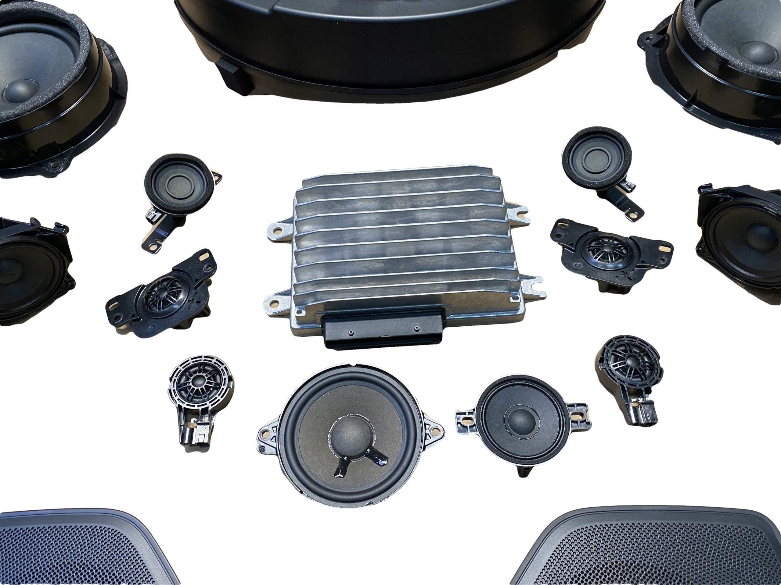 AUDI A7 4K bang OLUFSEN speakers amplifier