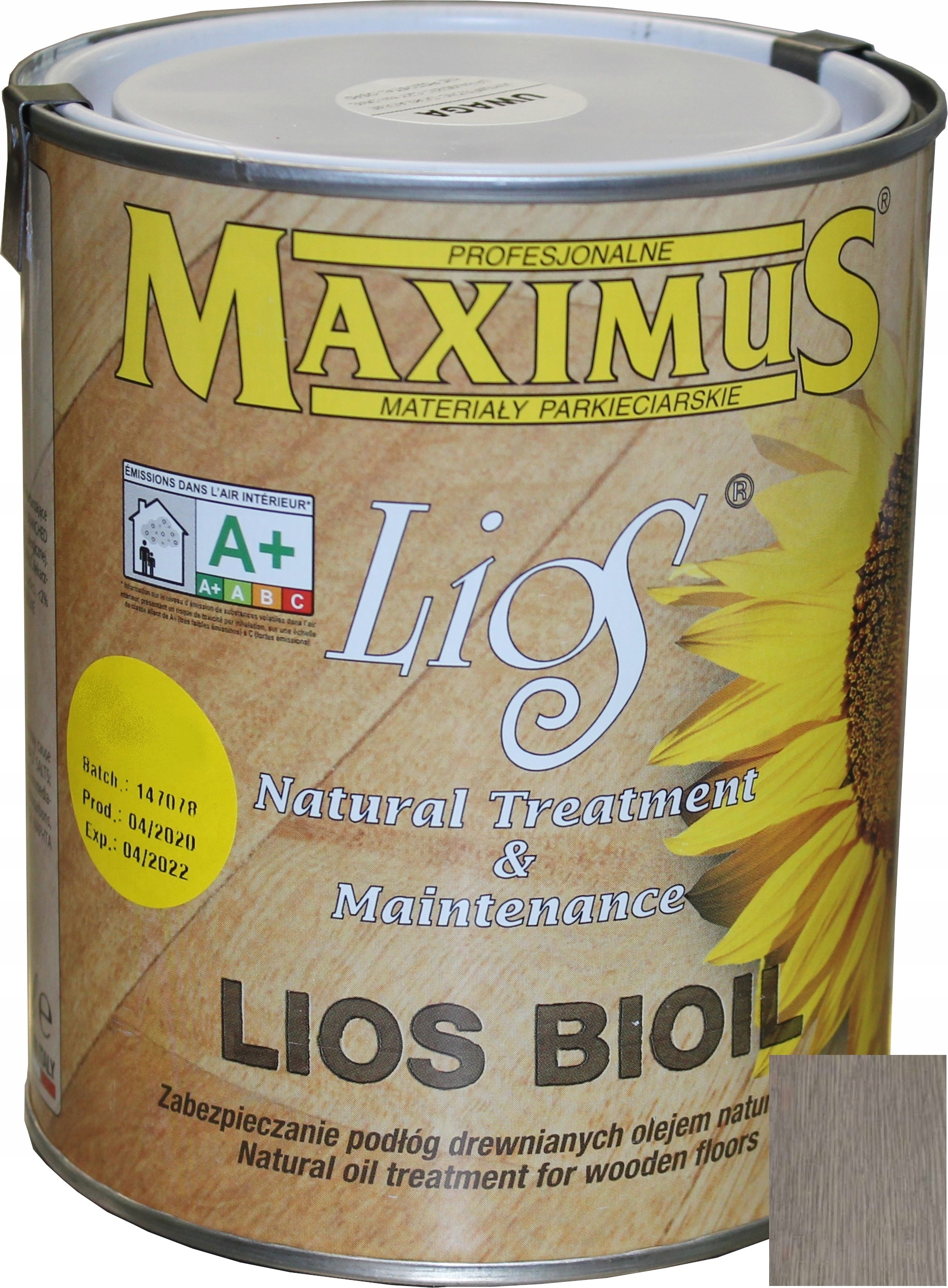 Maximus Lios Bioil Tortora 1L – olej na podlahy