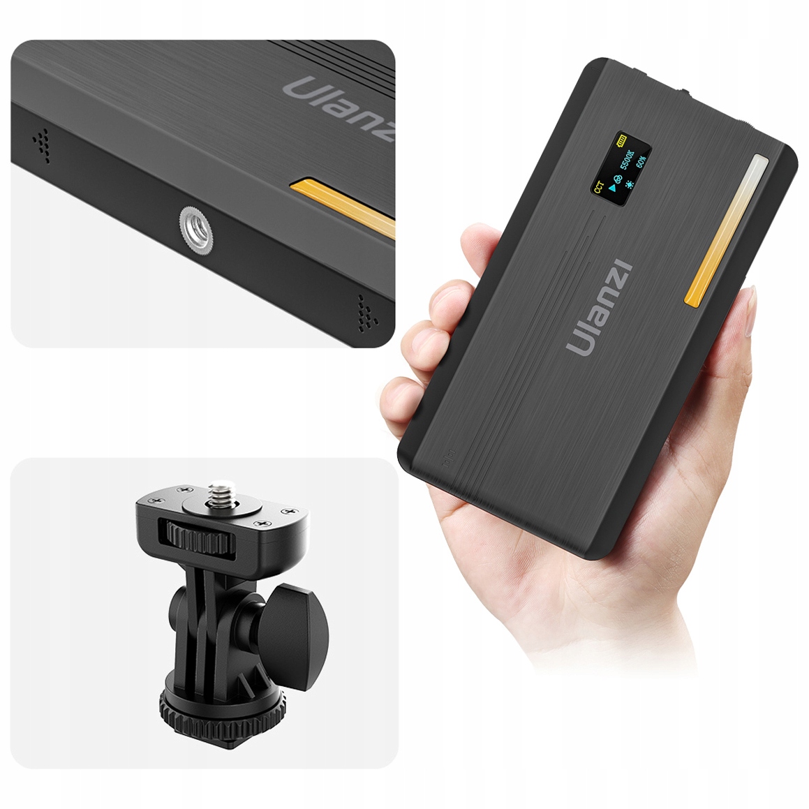 Lampa 200 LED Video Ulanzi VL200 Bi-Color 5000mAh Kod producenta 2481