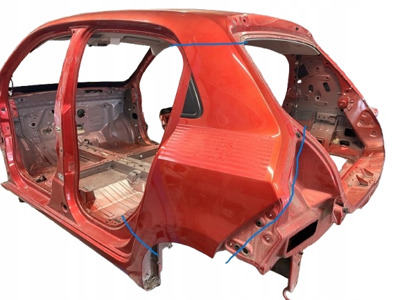 Twingo III fender left rear part quarter left rear TENNP