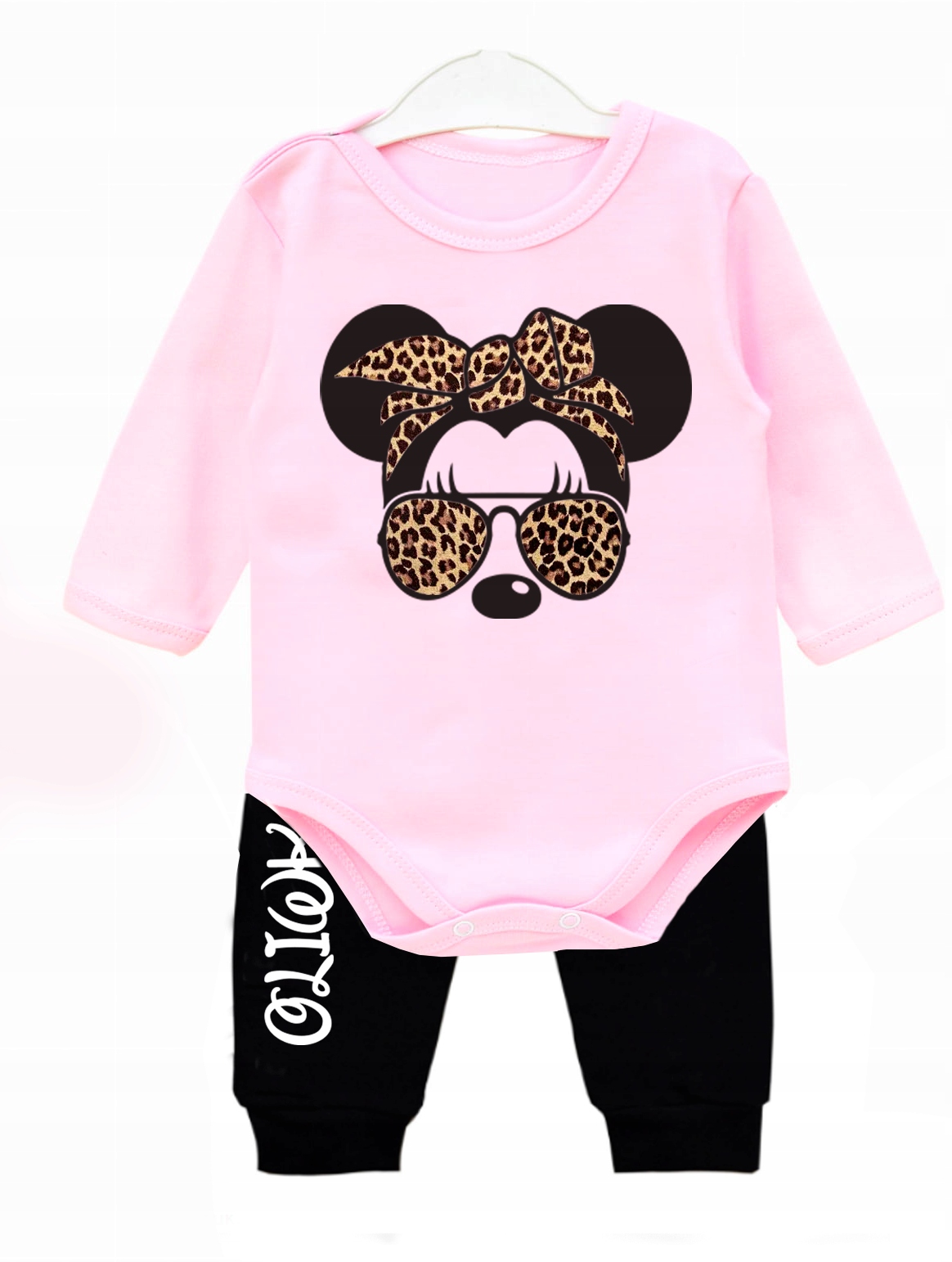 KOMPLET BODY SPODNIE Myszka Minnie IMIĘ r.92 Marka Inna marka