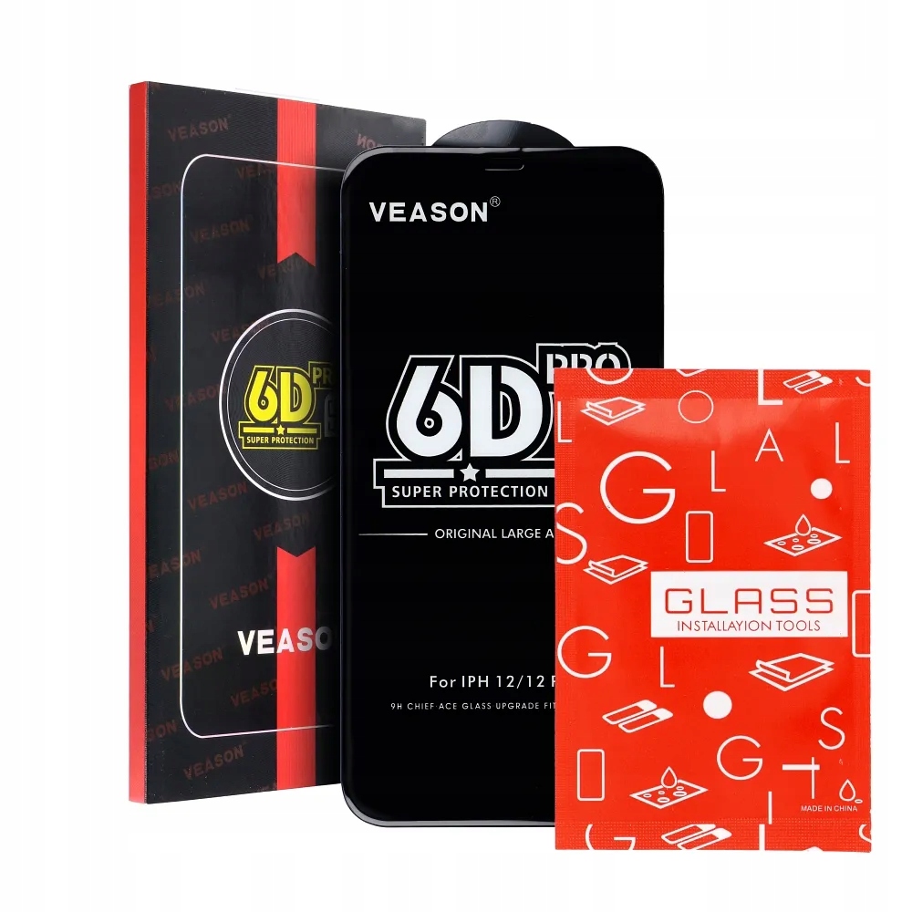 Szkło Hartowane 6D Pro Veason Glass do Samsung Galaxy A05 czarny