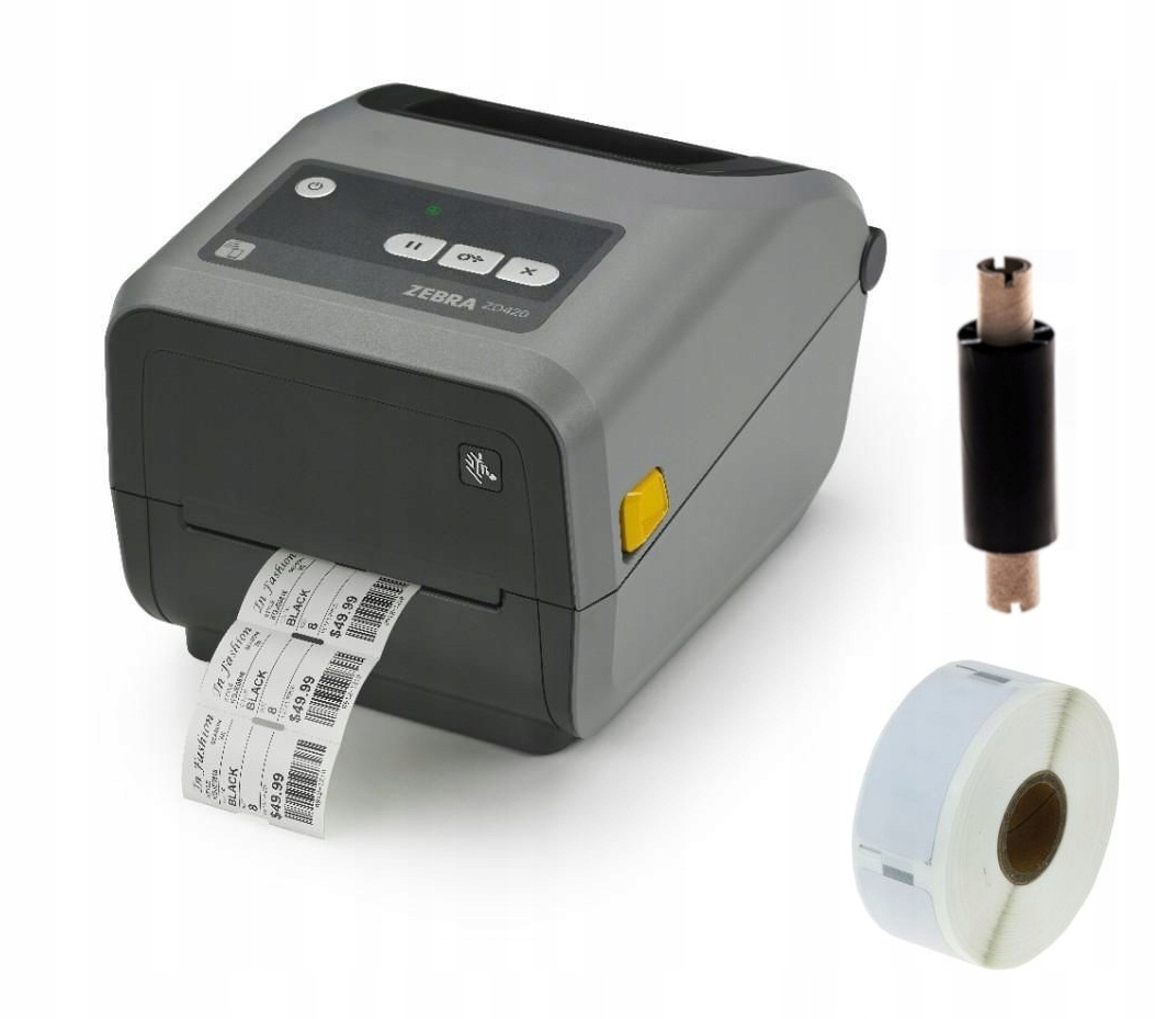

Drukarka etykiet Zebra ZD421T,USB termotransferowa