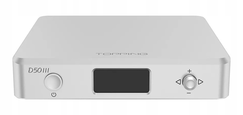 Topping D50 III (Stříbrný) 2x ES9039Q2M Peq Bluetooth 5.1 DSD512