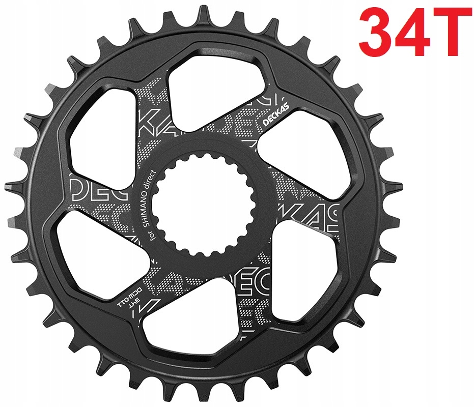 Zębatka okrągła direct mount Deckas Shimano 34T