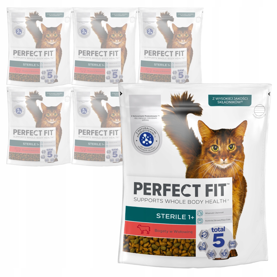 Levně Perfect Fit Sterilní Hovězí Krmivo Pro Kočky Krmivo