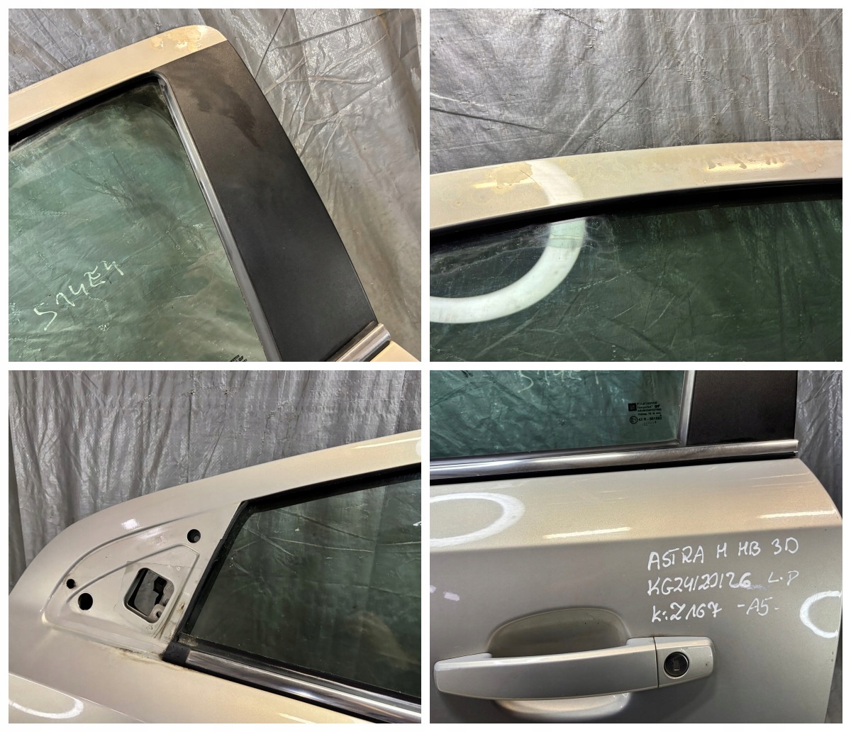 door left front OPEL ASTRA III H HB 3D K: Z167