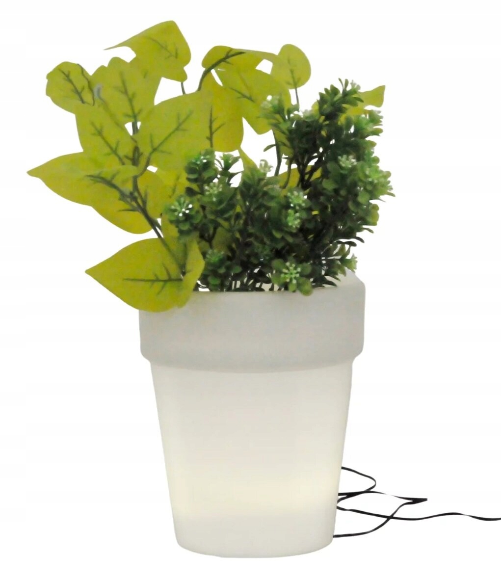 Lampa solarna GOLDLUX LED Doniczka 315601 Biały Marka Goldlux