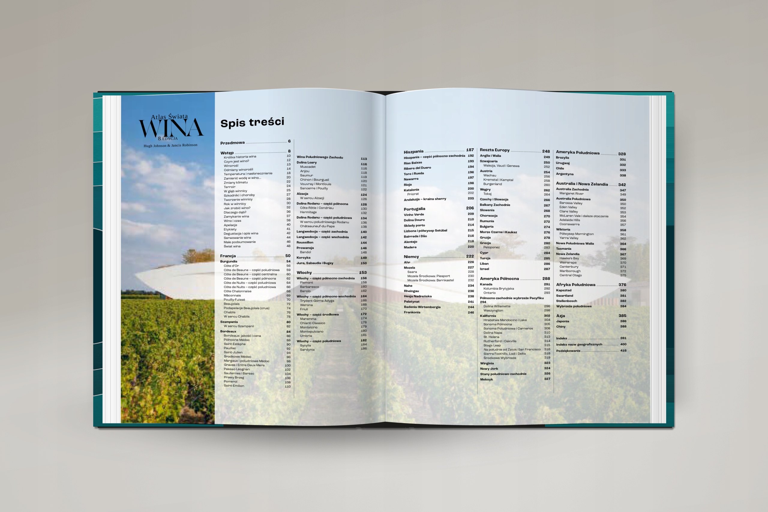 Atlas Świata Wina 8. wydanie po polsku Tytuł Atlas świata wina