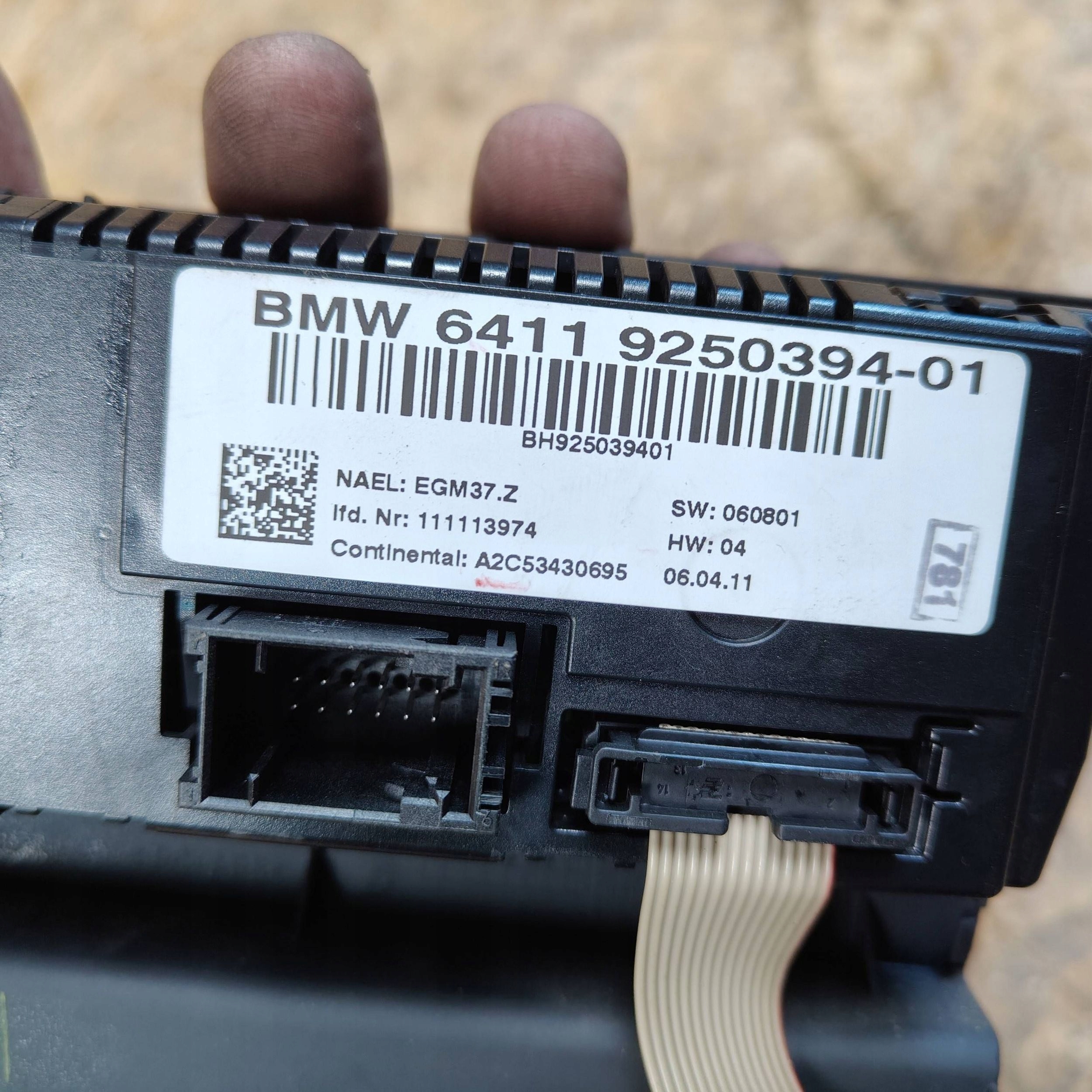 Panel klimaanlage BMW X1 E84 9250394