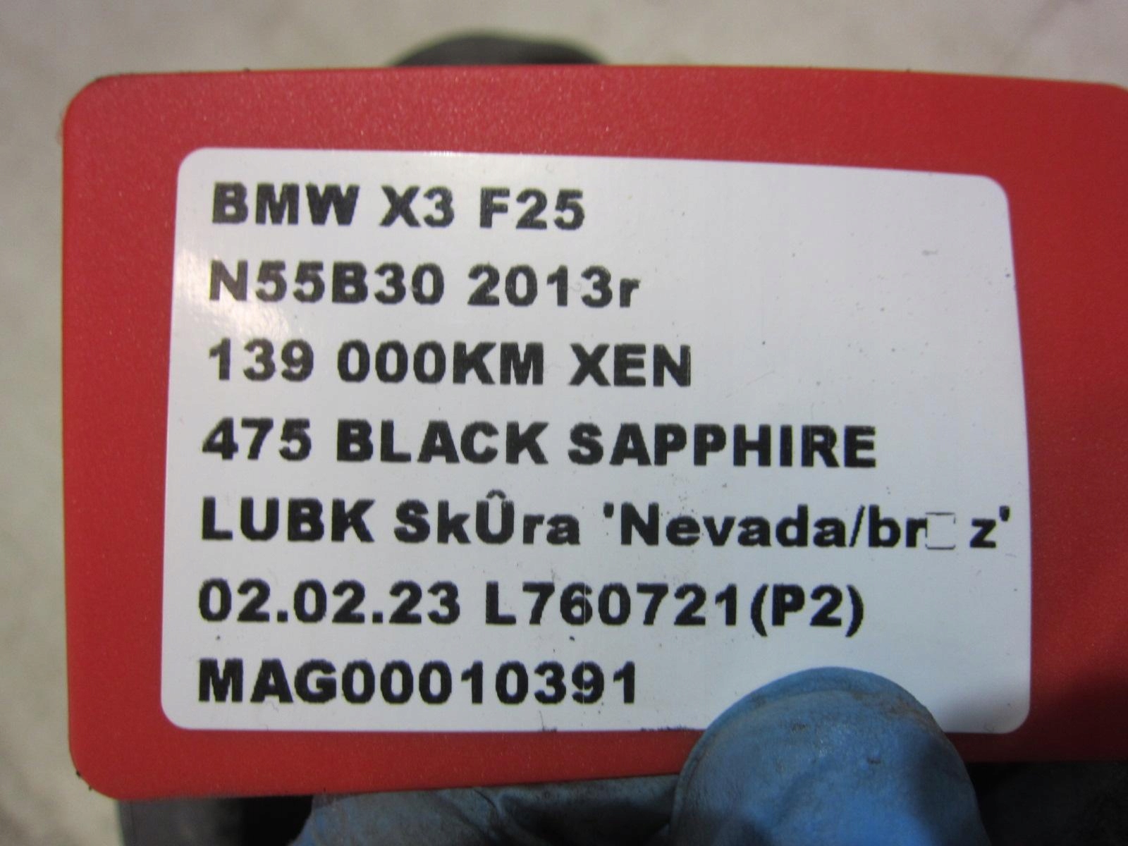 BMW X3 F25 X4 swing right shock absorber 6796410