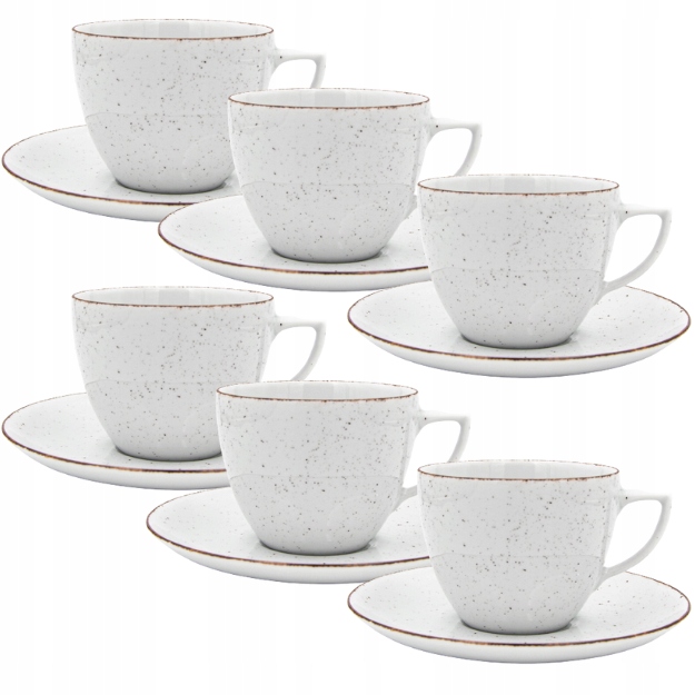 

Serwis kawowy 6/12 City Biały porcelana Chodzież