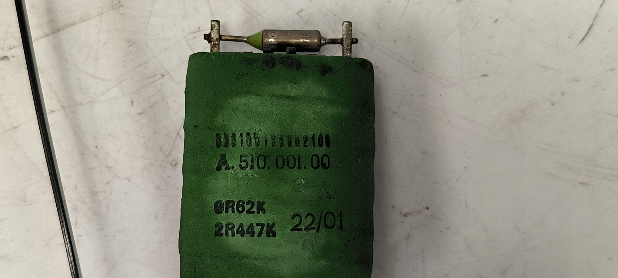 resistor, rheostat, regulator A51000100 FIAT SEICENTO