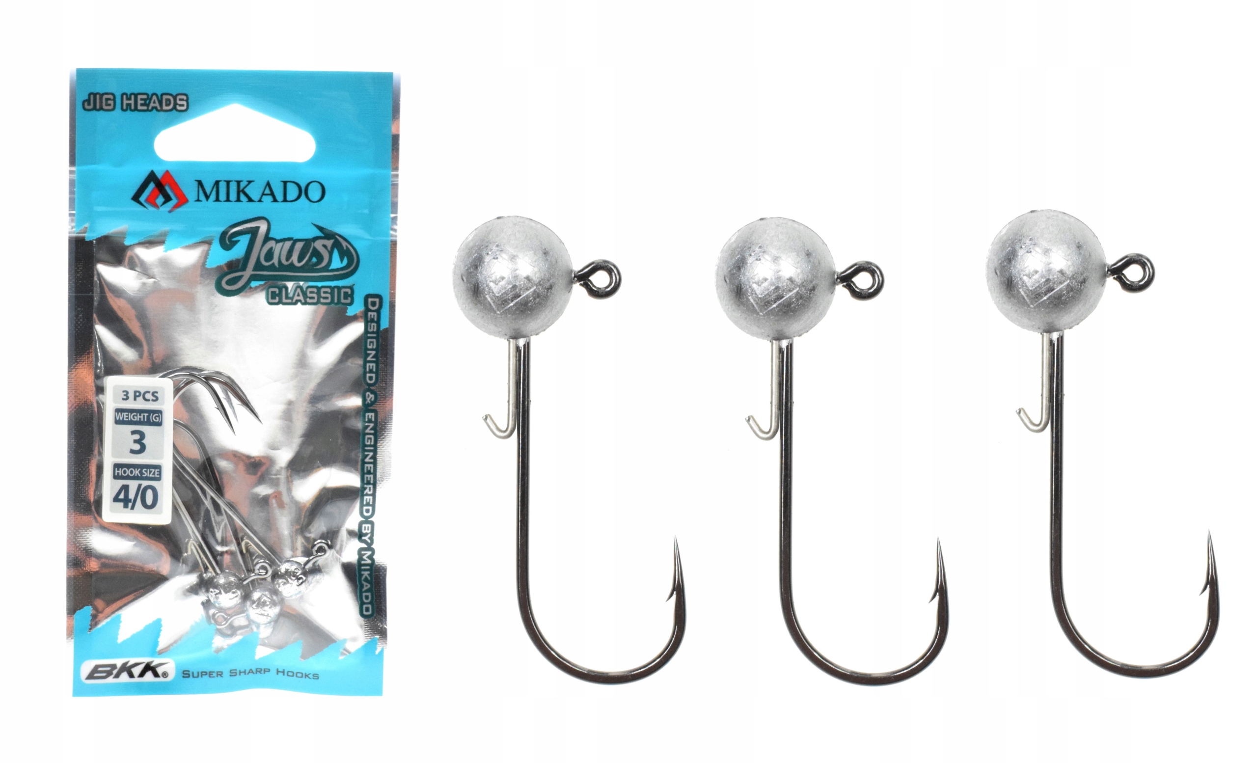 GŁÓWKA JIGOWA JAWS MIKADO CLASSIC 10 g 5/0 SPIN