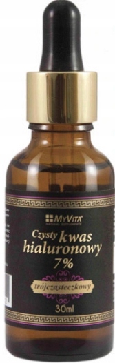 KWAS HIALURONOWY 7% 30 ml NATURALNY CZYSTY MYVITA