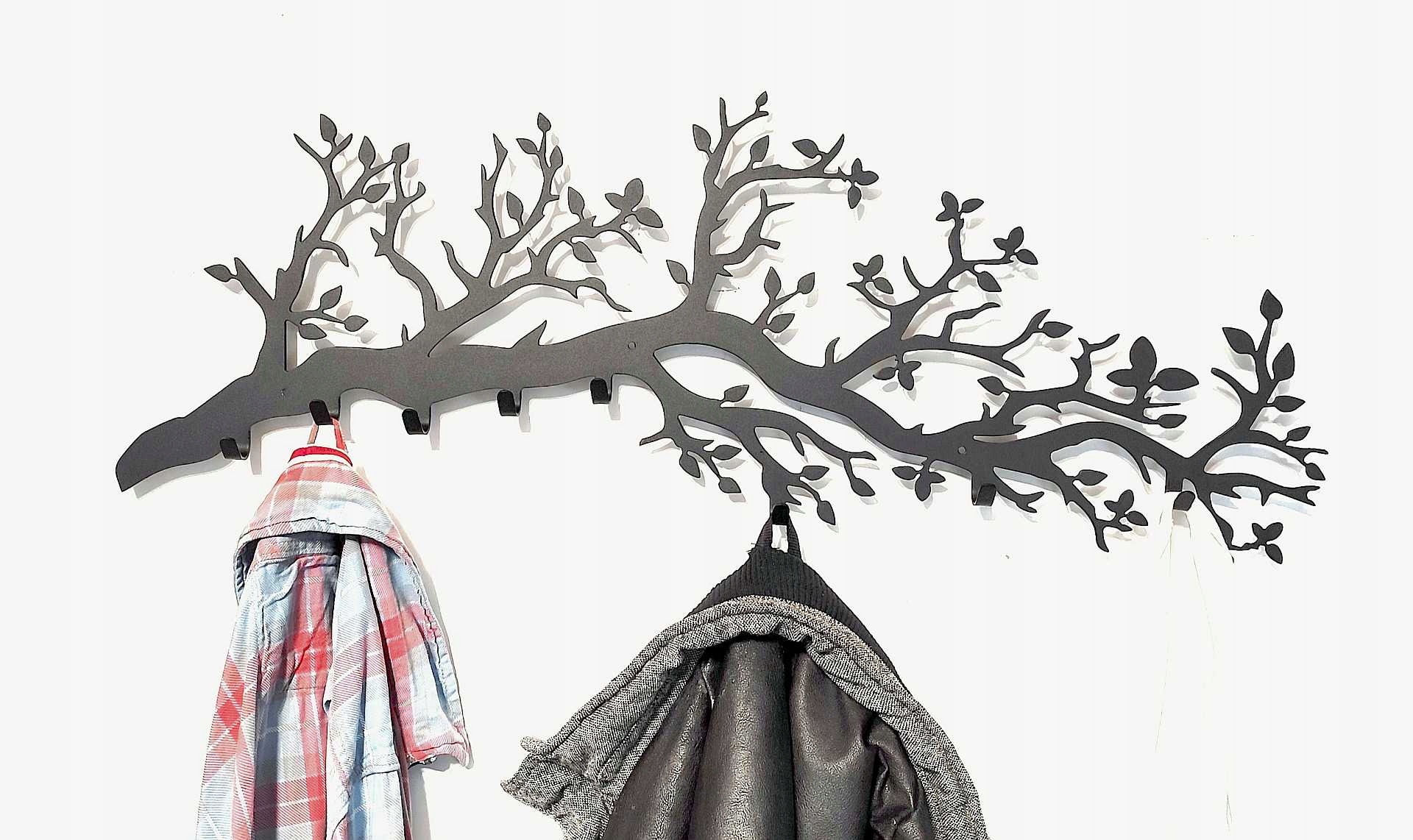 Větvička 80 cm Černá Věšák na oblečení, Bonsajový keřový strom