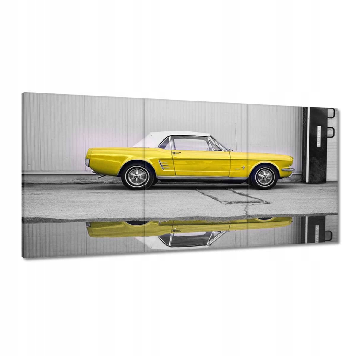 Obrazy 180x90 Žltý Ford Mustang Usa