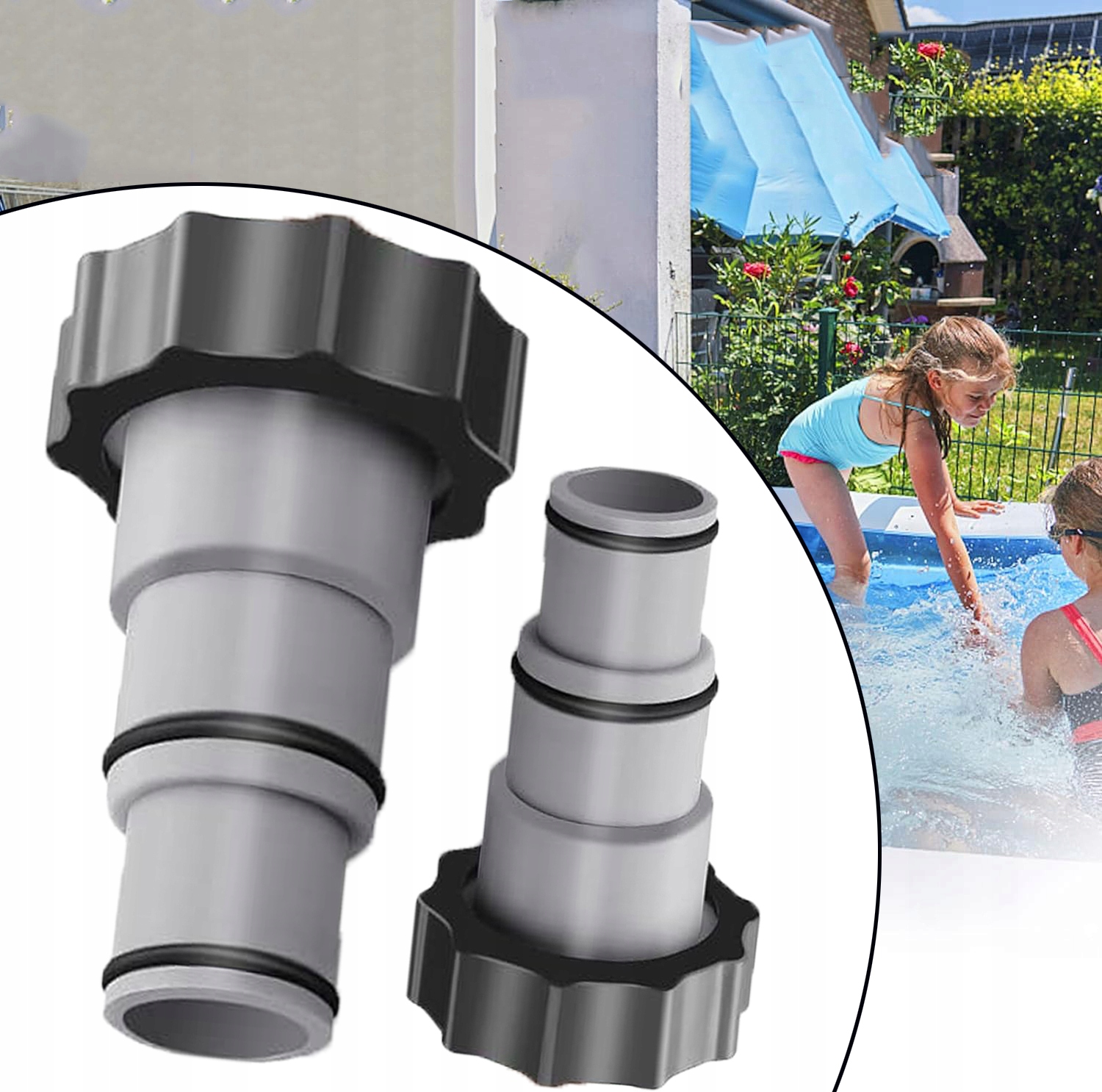 ADAPTERÓW DO WĘŻA BASENOWEGO, ADAPTER DO BASENU, ZESTAW PRZYŁĄCZENIOWY