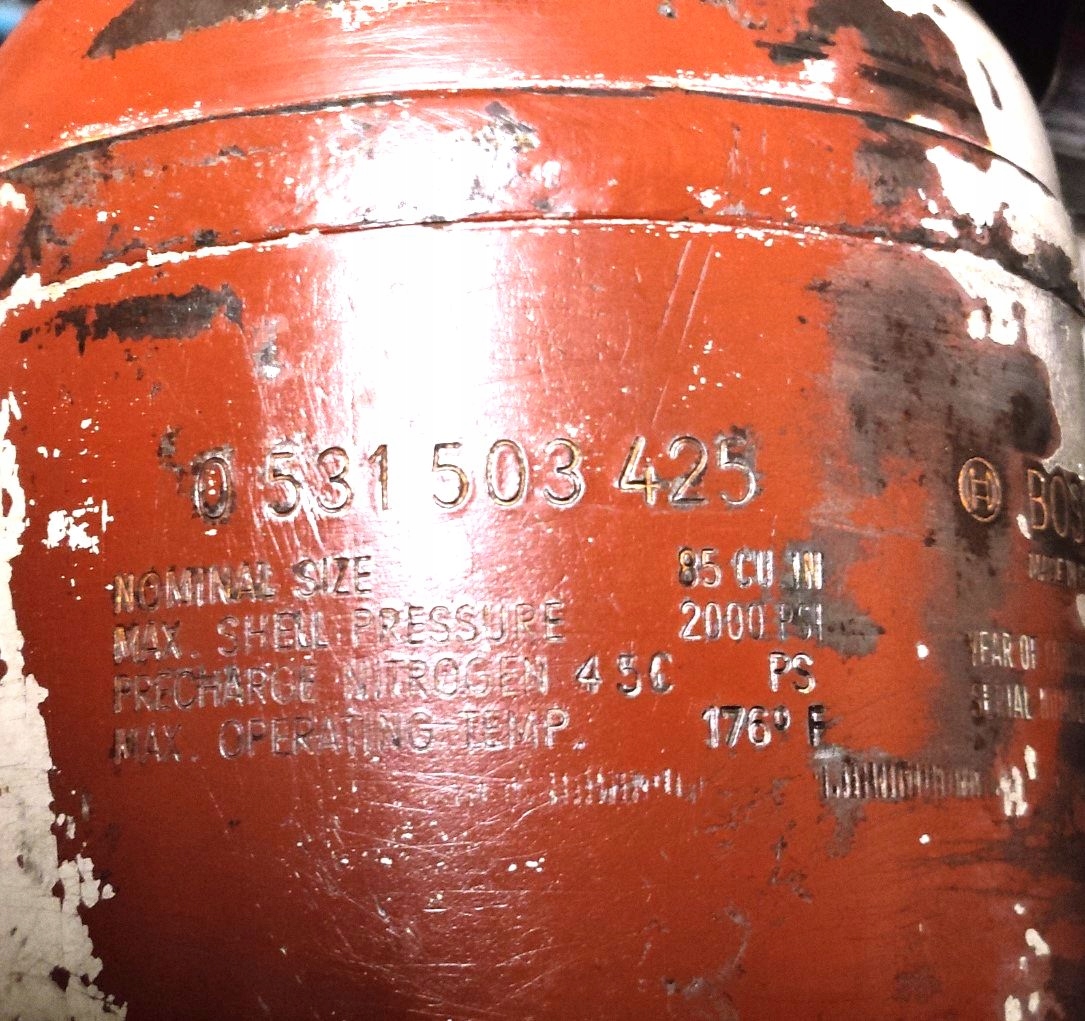 0531503425 - 2000 PSI 1.0 L ГИДРАВЛИЧЕСКИЙ АККУМУЛЯТОР ДАВЛЕНИЯ